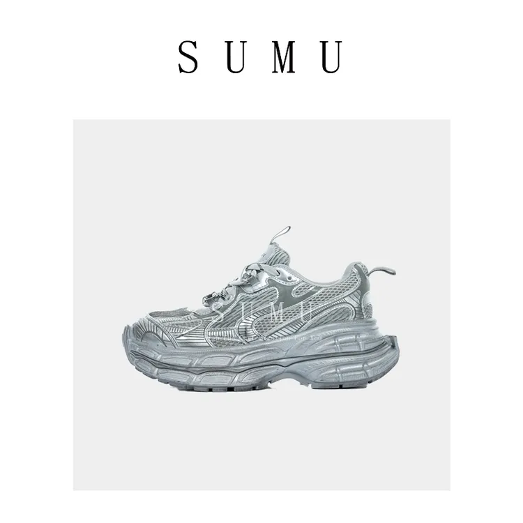 宿慕SUMU 女士休闲鞋8-5 秋季2024新款时尚百搭潮流休闲鞋13-8