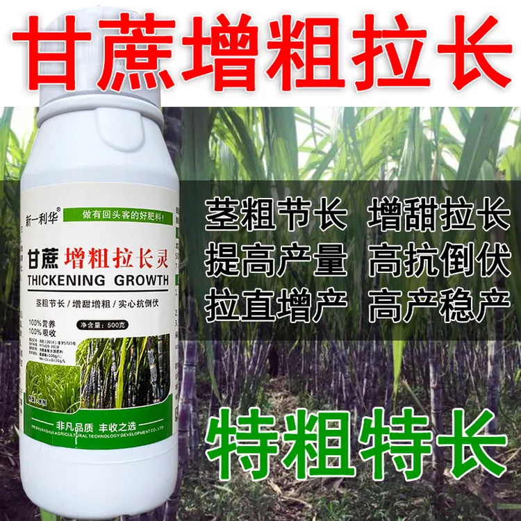 甘蔗专用叶面肥增粗增糖膨大生根增长拉直灵抗倒伏农用肥料