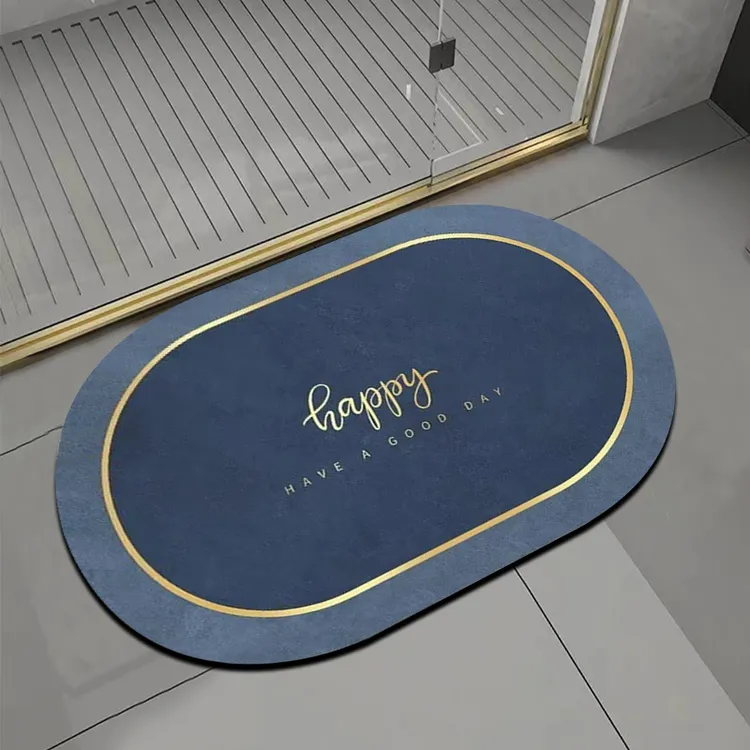 硅藻泥易清洗地垫淋浴房门口速干脚垫地毯门垫浴室厨房吸水防滑垫