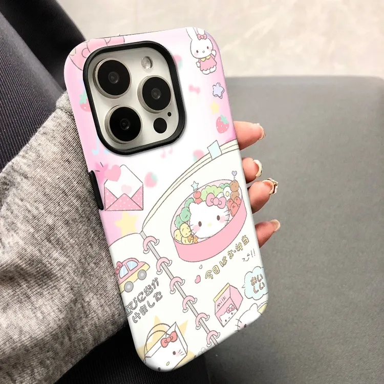 碗里KT适用苹果16promax手机壳iPhone15双层14Pro菲林二合一女