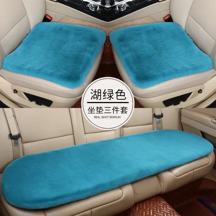 冬季加厚毛绒汽车座垫汽车坐垫防寒保暖不掉毛汽车专用全包座椅