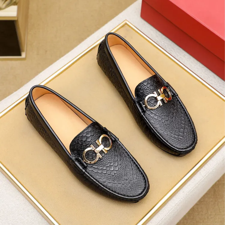 男鞋欧洲站新款真皮高端豆豆鞋时尚百搭夏季舒适驾车鞋休闲懒人鞋