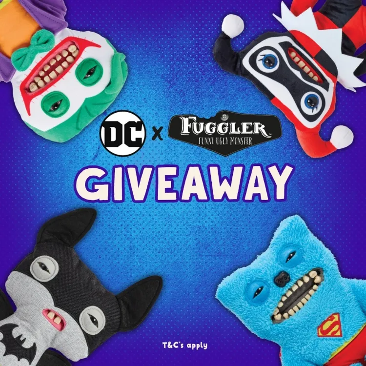 【联名】FUGGLER DC系列官方正版玩偶毛绒玩具公仔超人小丑生日礼物