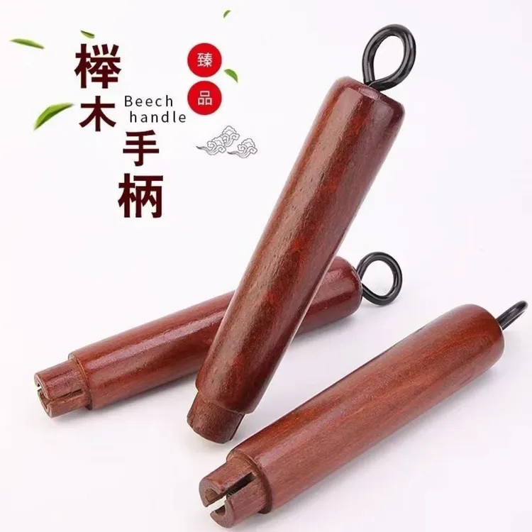实木锅柄把手老式铁锅炒菜锅把手柄木把木头防烫耐用锅老铁锅手柄