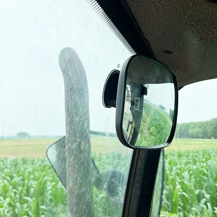 收割机拖拉机工程车驾驶室改装吸盘式通用辅助大视野广角后视镜