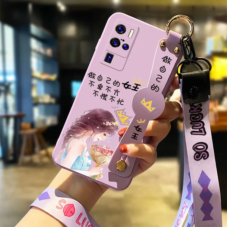 vivox50pro手机壳新款x50液态硅胶x50pro+腕带做女王保护套xnote