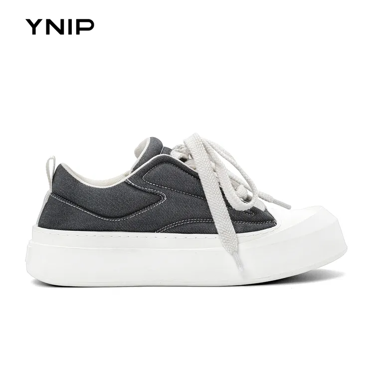 YNIP四季新款休闲鞋透气百搭舒适平底鞋低帮轻奢运动时尚户外男鞋