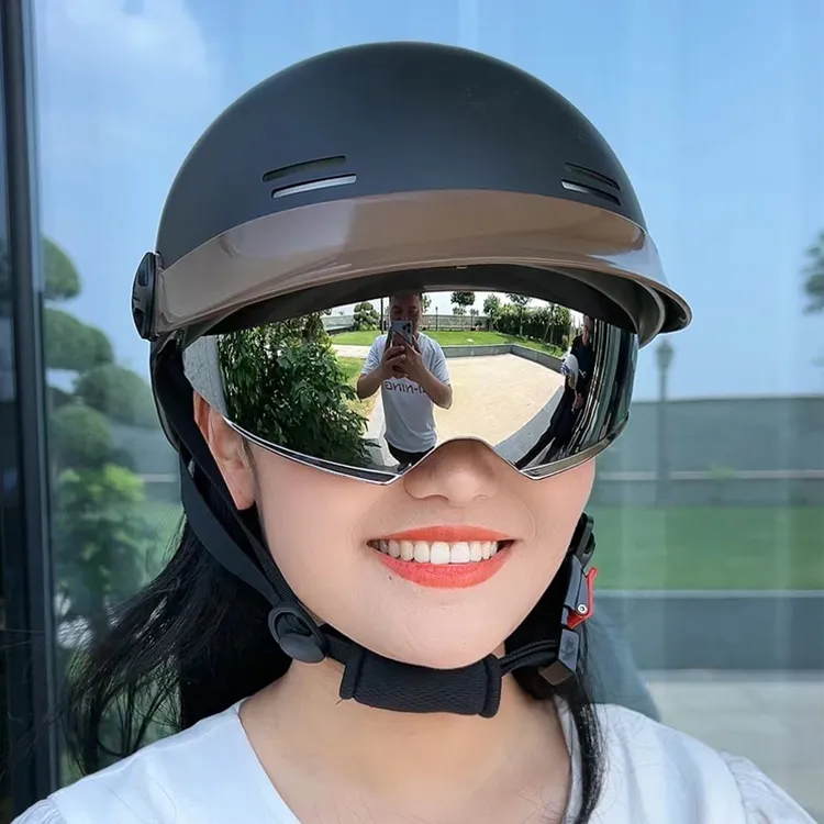新国标A类3c认证电动车摩托车头盔男女通用四季头盔女款夏季半盔