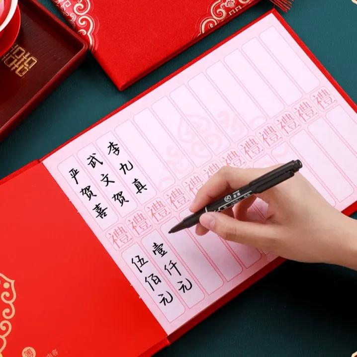 礼金簿结婚记账本账本礼薄嘉宾婚礼签到本礼簿喜事礼金本礼单用品商品图