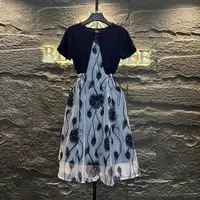 【昕昕专属】【41】夏季新款显瘦纱裙法式气质收腰连衣裙-BLS-A323