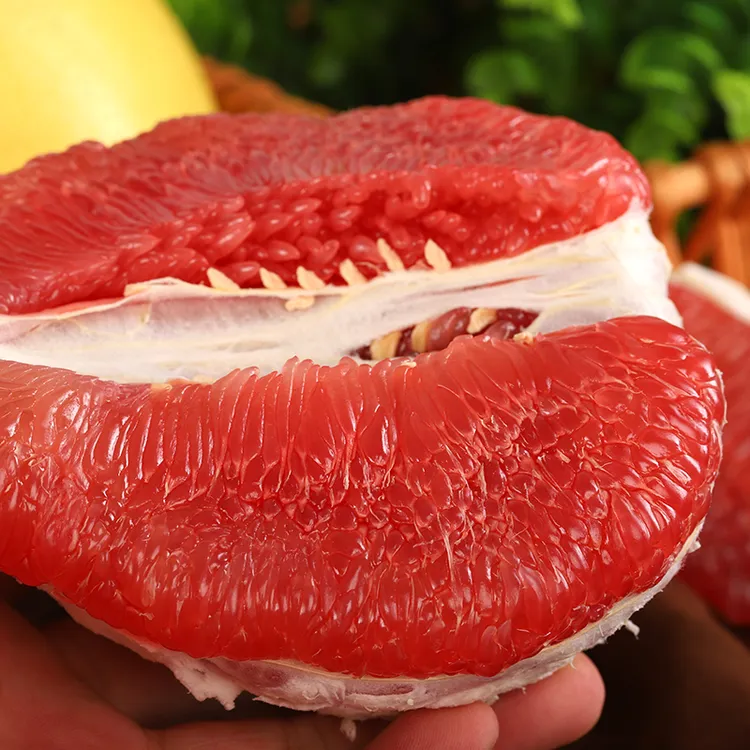 （精品中果）福建平和三红柚子孕妇新鲜水果酸甜饱满平和蜜柚5斤