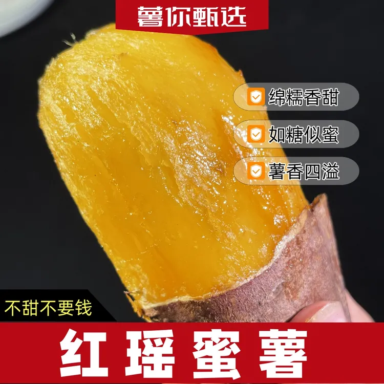 【本店爆品】山东蜜薯甄选品正宗红瑶红薯软糯香甜番薯糖心蜜甜