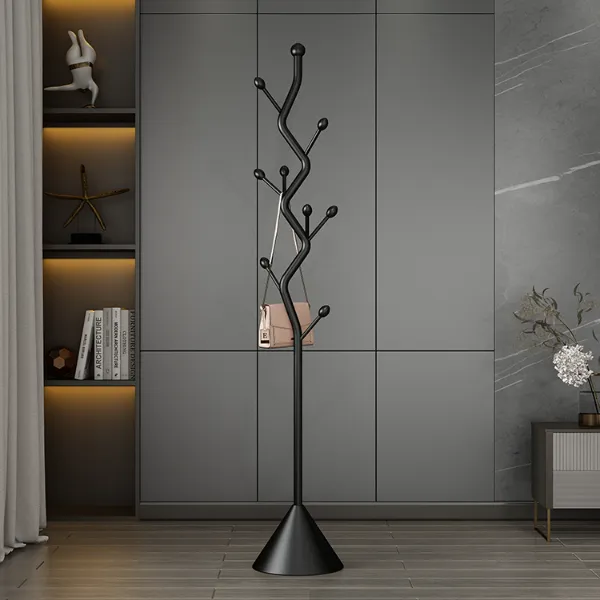 衣帽架落地轻奢家用简易挂衣架晾衣架客厅玄关包架房间立式衣服架