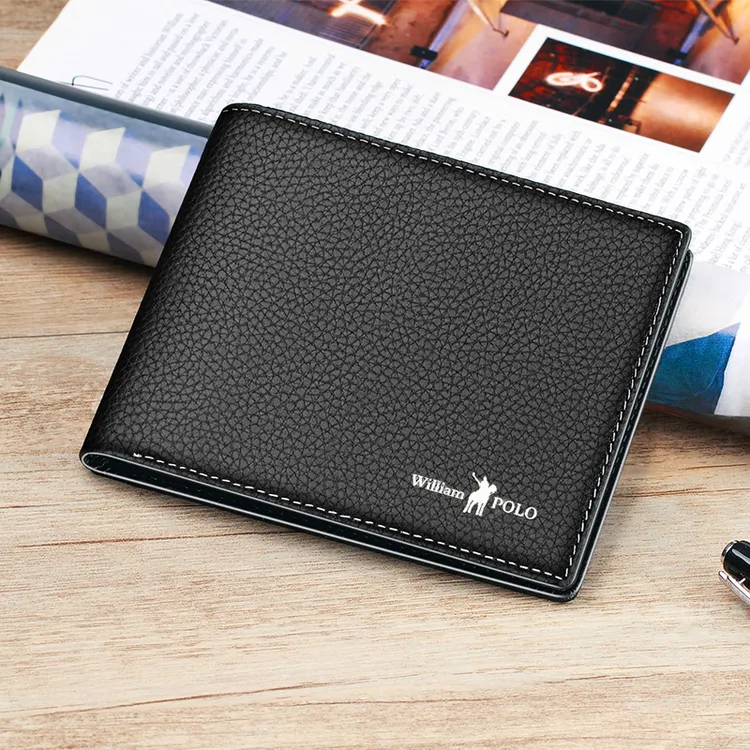 保罗短款钱包男士真皮牛皮夹驾驶证皮套一体超薄高档驾照卡套卡包