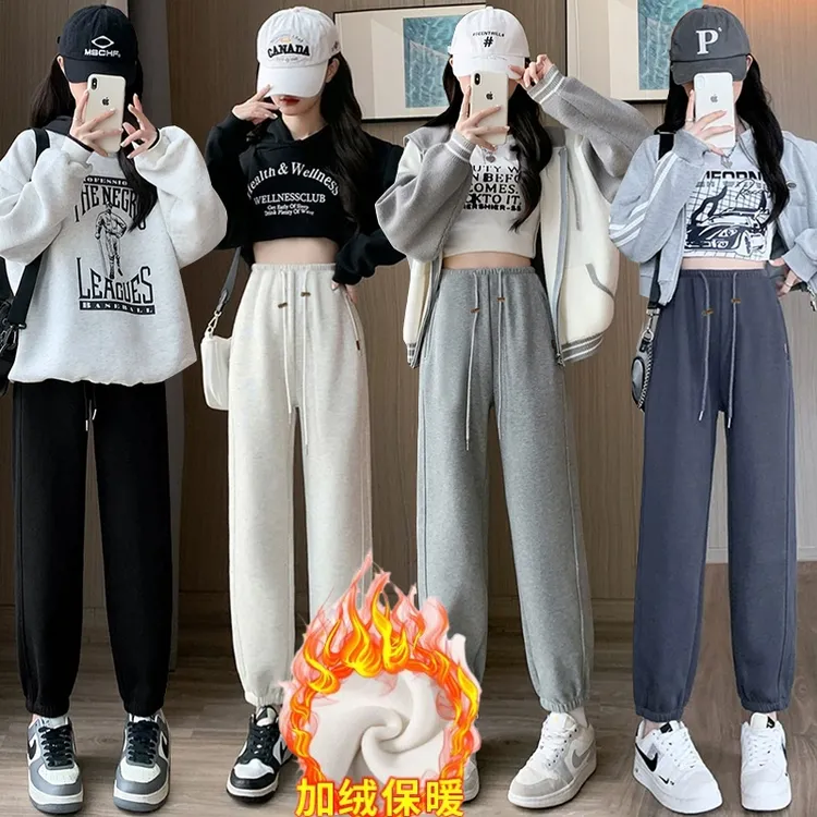 高腰大码春秋款女装产后可穿孕妇束脚裤怀孕期孕妇时尚裤子