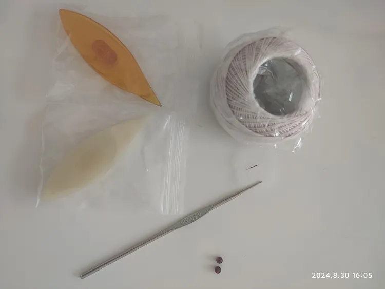 梭编零基础材料包，蕾丝线颜色随机，材料包 不 退 不 换