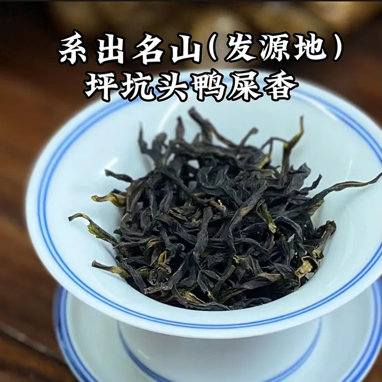 凤凰单丛茶特级鸭屎香潮州特产坪坑头老枞单枞茶清香型罐装乌龙茶