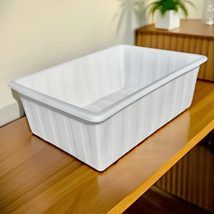 牛筋塑料灰盆建筑工地装修用水泥砂浆盆家用水盆养殖料盆加厚耐磨