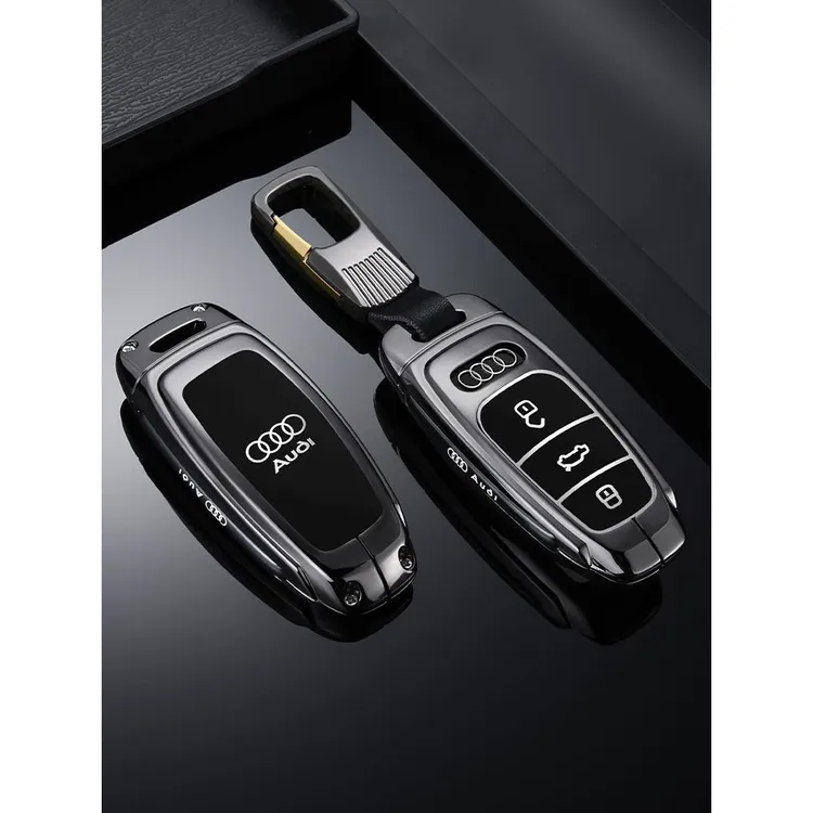 12-24款奥迪钥匙套A6L A7 A8L Q5 A4 A6 S5包A5扣RS4壳高档男专用
