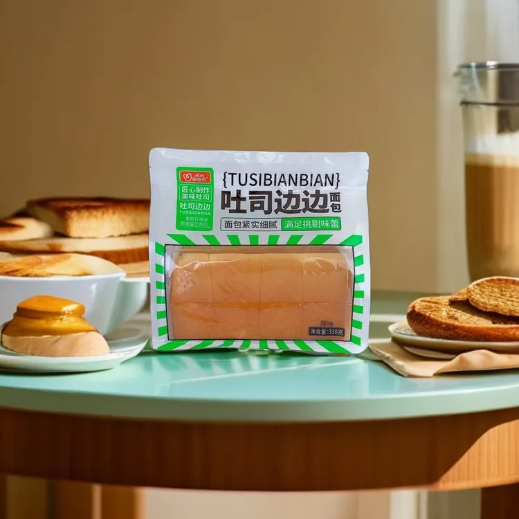 爱彼依爆款原味吐司边边338g  早餐面包零食