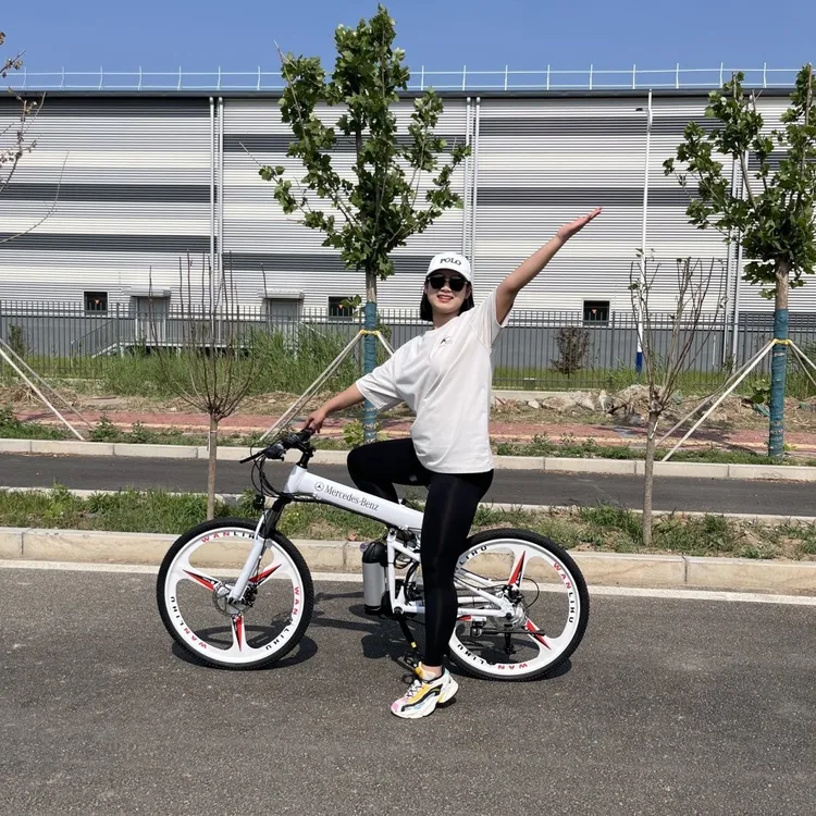梅赛德斯奔驰自行车折叠山地车26寸铝合金山地车男女通勤代步