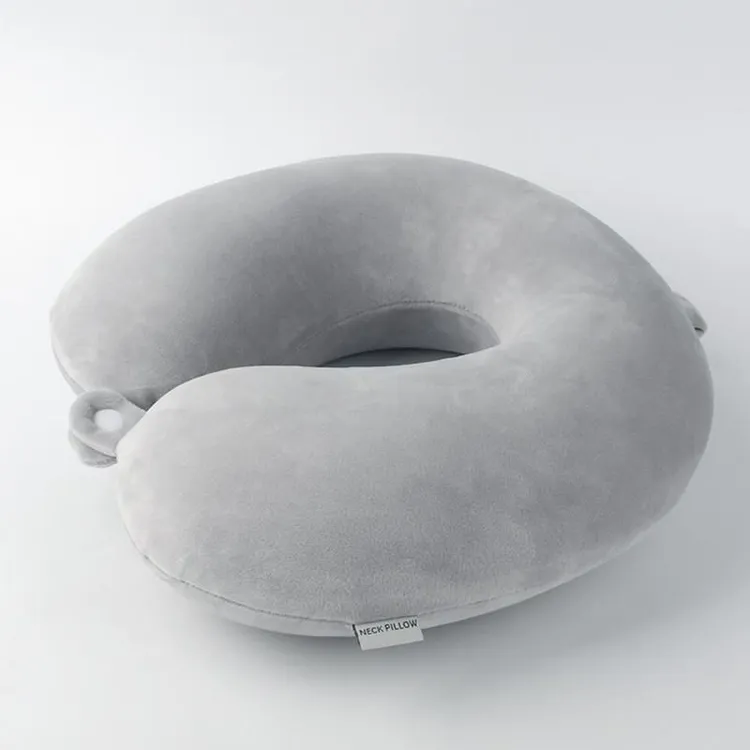 u型枕护颈枕头学生旅游便携神器可拆记忆棉慢回弹长途必备海绵枕