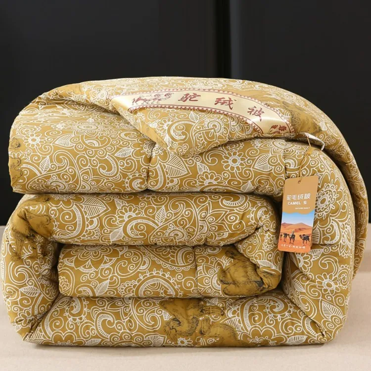 正宗驼绒被子超厚棉被加厚驼毛被单人学生宿舍双人速热秋冬被商品图