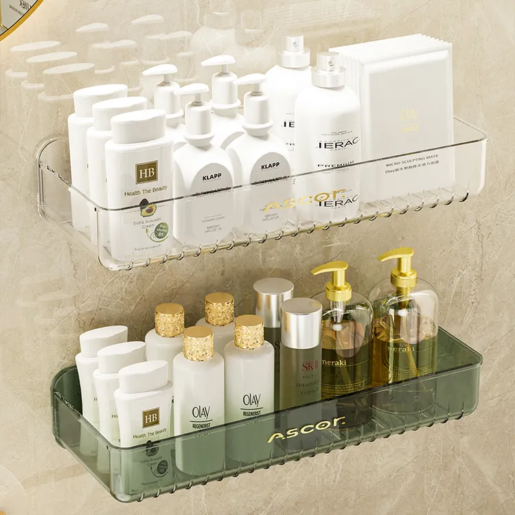 卫生间置物架浴室厕所洗手间洗澡洗漱台洗手壁挂式免打孔架子墙上