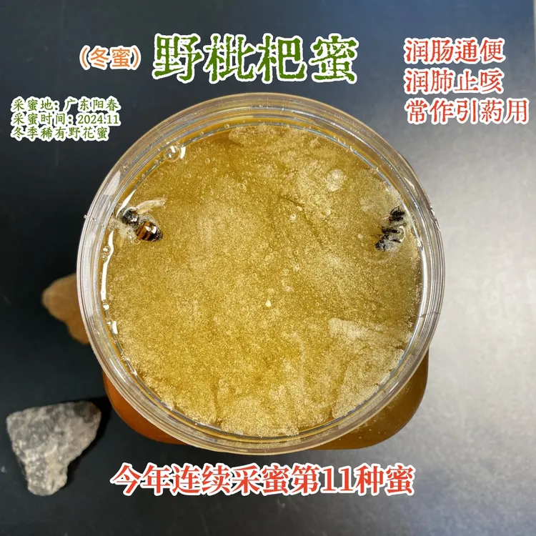 1000g野枇杷蜜蜂蜜冬蜜新鲜稀有第11个蜜源阳春山里自产销零喂养