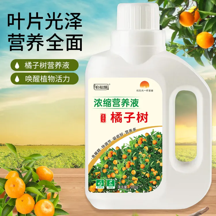 农福颂金桔肥料专用营养液浓缩液体肥盆栽果树植物通用叶面肥料