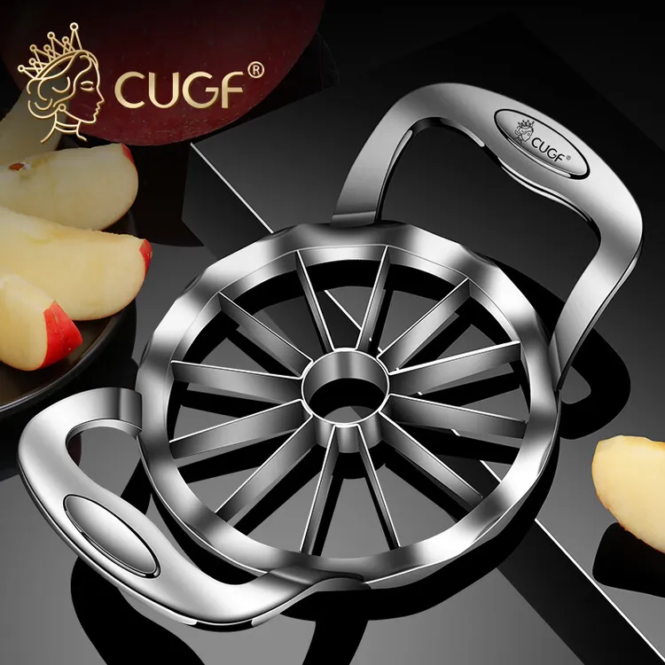 德国CUGF不锈钢家用切苹果水果切片器分割器切水果工具去核器神器
