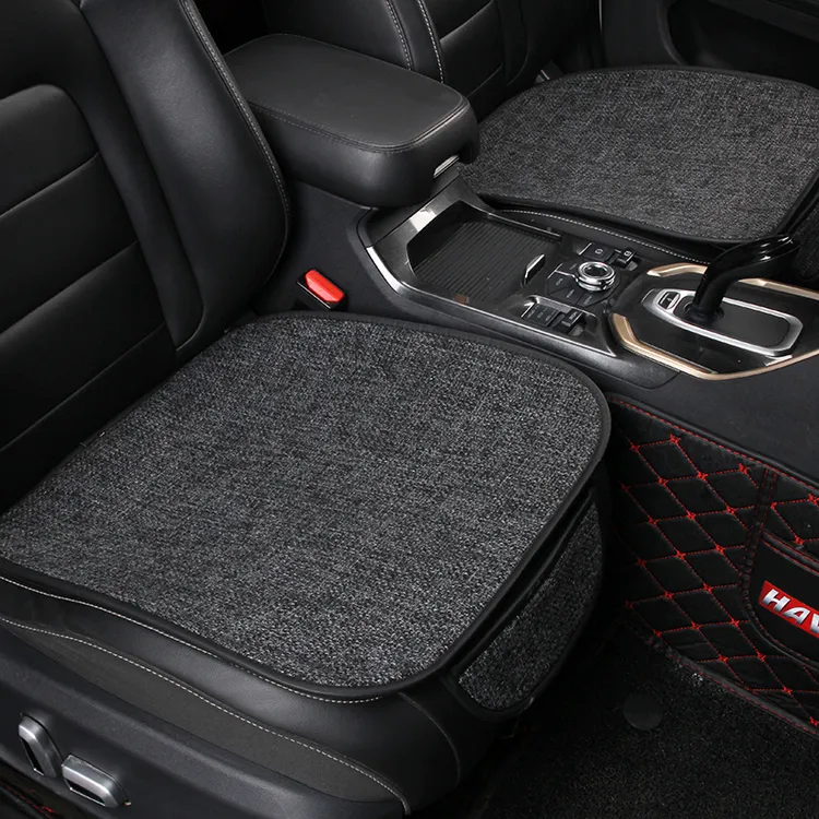 亚麻四季通用坐垫防滑耐磨透气舒适