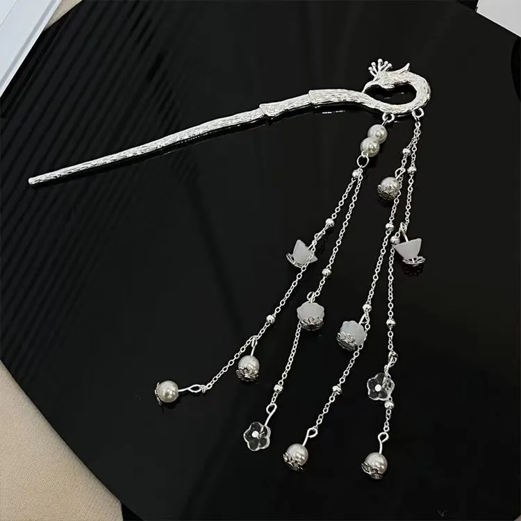 221号（古风凤凰）流苏发簪新中式汉服旗袍发钗新款高级感簪子头饰