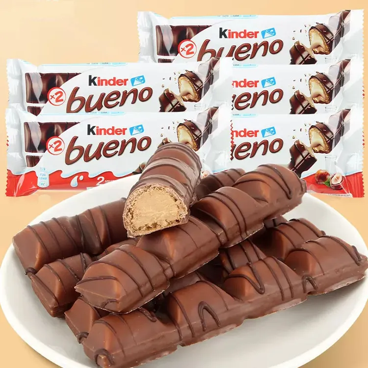kinder健达缤纷乐牛奶巧克力威化夹心巧克力棒儿童休闲宿舍零食