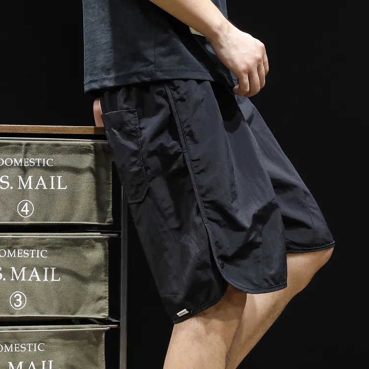 MR.MUDI/穆迪先生轻薄冰丝短裤男2025新款夏季宽松大码男士五分裤