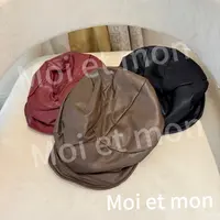 【Moi et mon】秋款小众时尚百搭经典纯色纯色贝雷八角帽