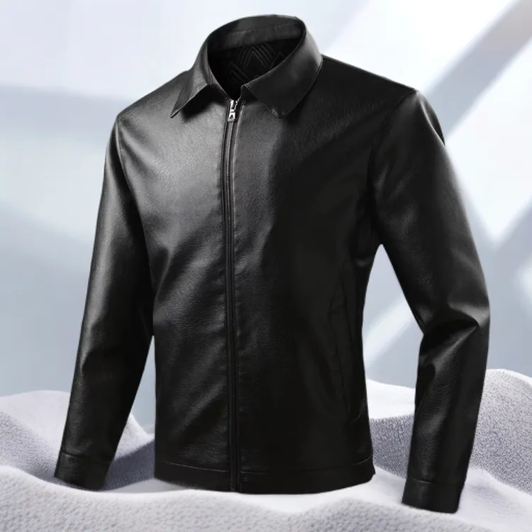 新疆包邮2024款男士商务休闲秋季皮衣外套