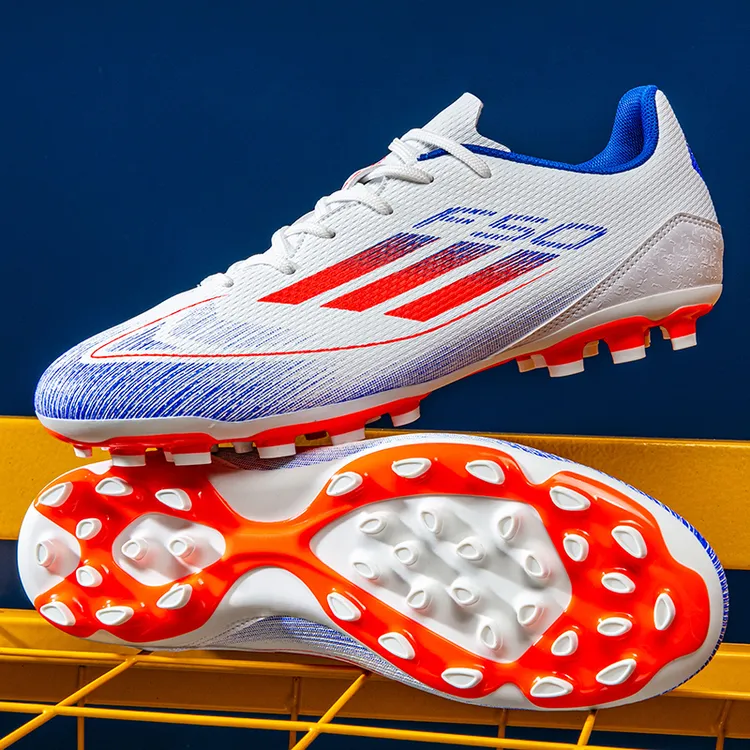 梅西猎鹰F50足球鞋男款人草地专用MG短钉儿童tf碎钉学生女孩训练