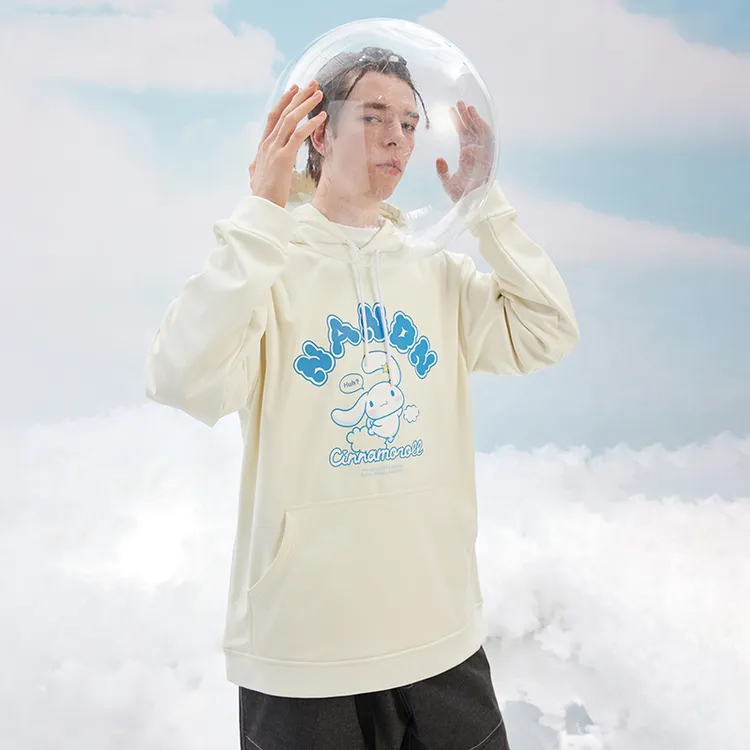 南恩滑雪卫大耳狗联名滑雪卫衣男单板女保暖外套内防水胆打底上衣