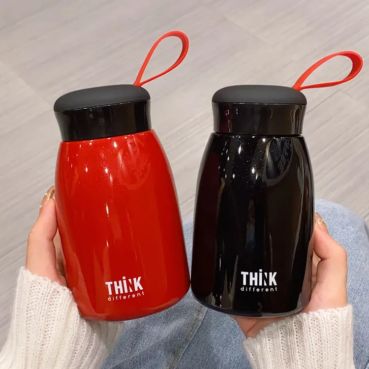 韩版简约小巧保温杯情侣真空不锈钢便携保温瓶创意学生男女水杯子