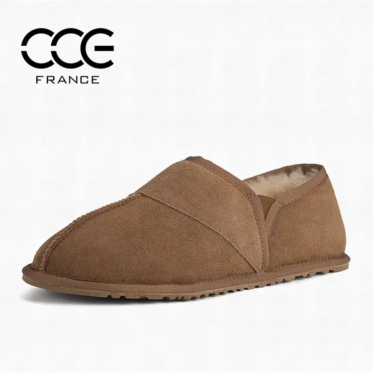 CCE男鞋8196百搭潮流面包鞋子男冬季加绒保暖羊皮毛一体雪地靴男