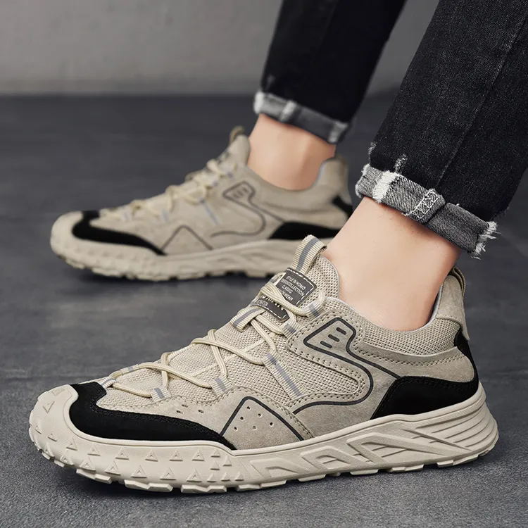 47大码46男鞋夏季透气薄款网鞋2024新款防臭软底休闲运动劳保男鞋