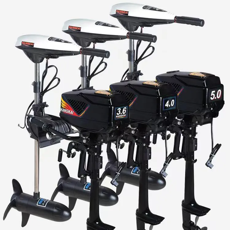 航凯电动推进器12V24V48V无刷大功率船外机电动推进器马达螺旋桨