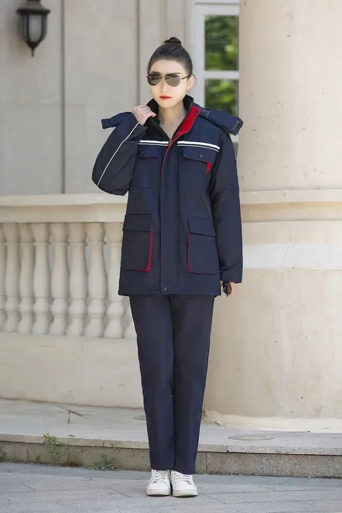 工作服冬季加厚棉衣男劳保服防寒棉袄秋工衣男士冬装长袖套装耐磨