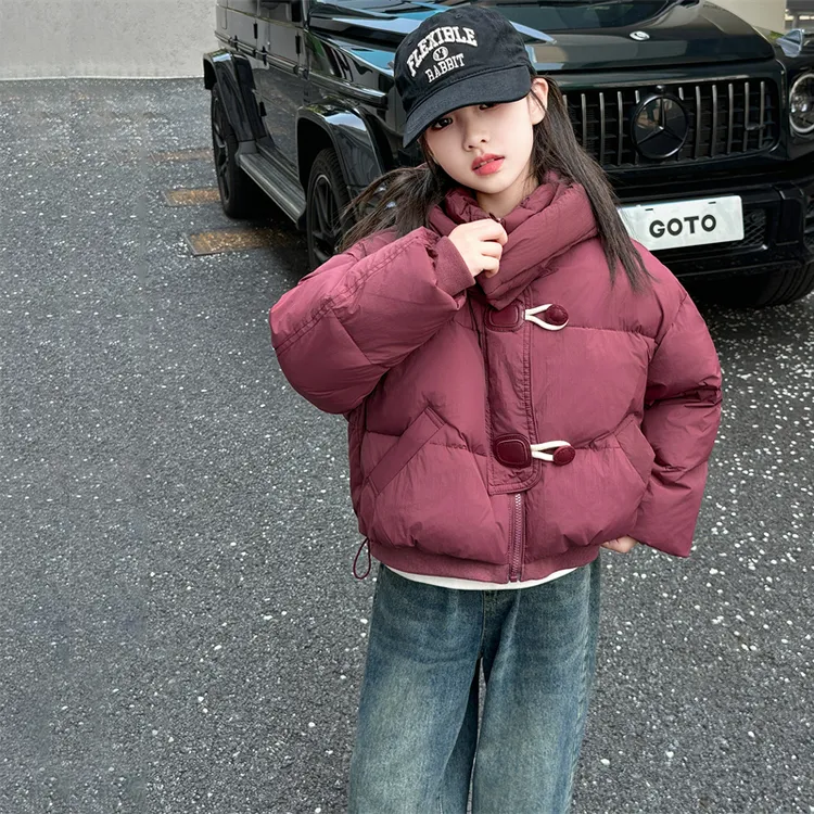 女童棉服冬装2024新款儿童洋气时髦保暖棉袄外套冬季女孩网红棉衣