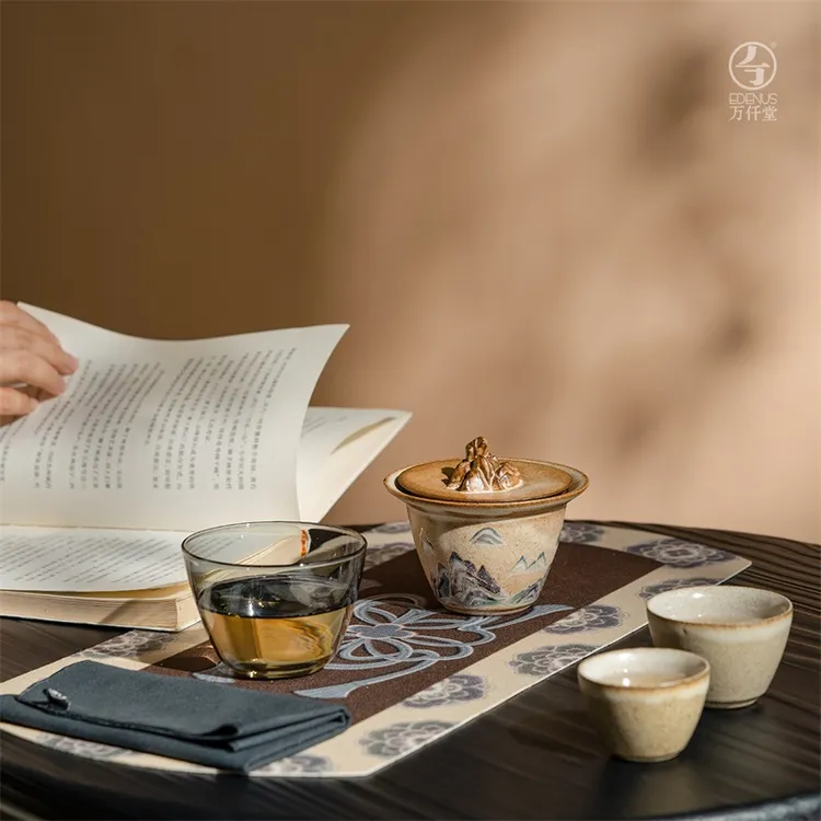 【万仟堂】敦煌联名旅行茶具套装便携式茶具旅行套装越过山丘