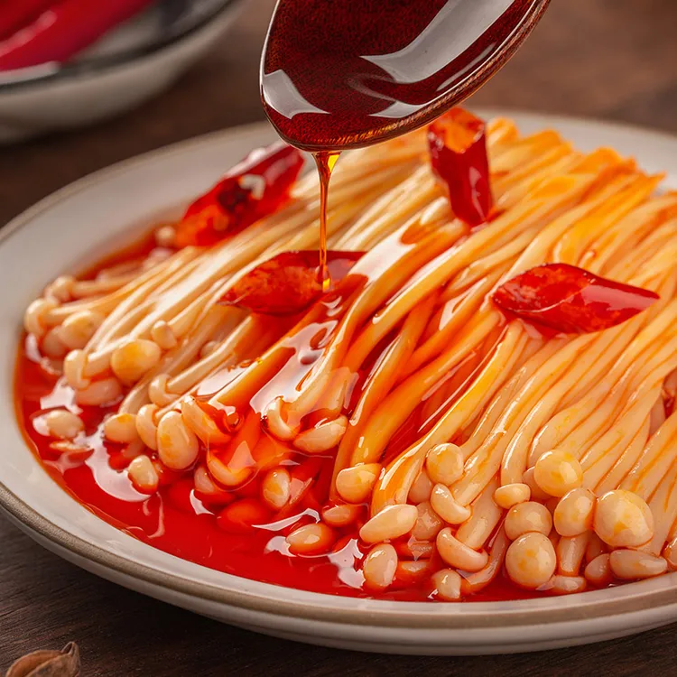 【福利爆款】金针菇香辣味开袋即食下饭菜办公室休闲零食开胃菜新鲜