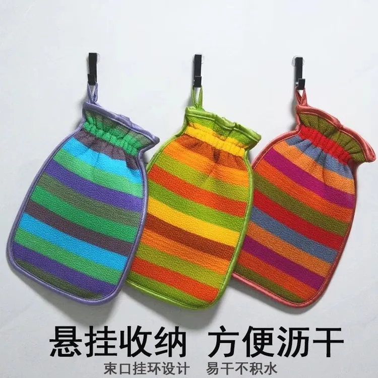 炎禹加厚强力搓澡巾女男搓澡不伤搓泥澡巾双面洗澡巾成人搓澡手套