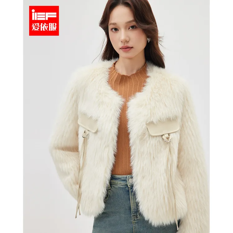 IEF/爱依服【DNA系列】2025冬季新款高级感外套小香风流光风