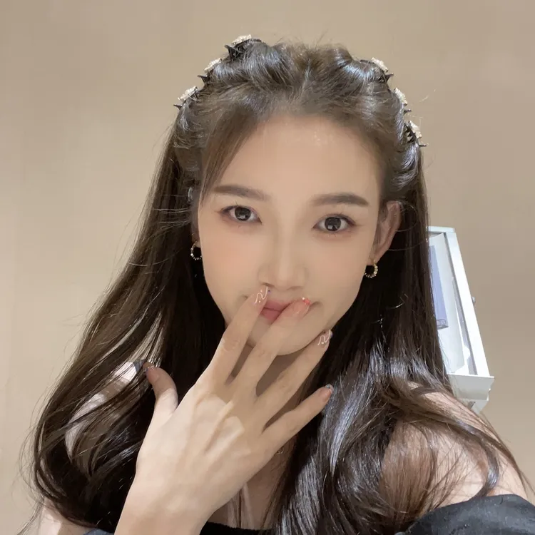 非金属亚克力发饰 重工双层侧边编发发夹刘海碎发甜美碎发夹发卡